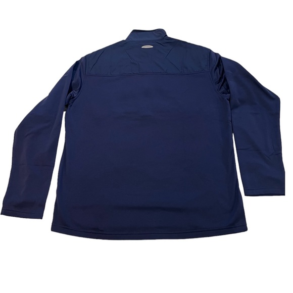 UNTUCKit Ristow Navy Blue Quarter Zip Pullover With Pocket NWT - Picture 5 of 12